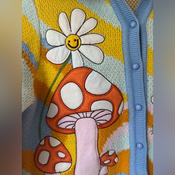 House of Sunny Big Bloom Cardigan Sweater - Picture 11 of 16